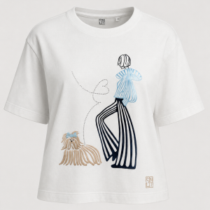 T-shirt Silent Premium Boxy Oversize 240 – White